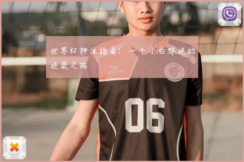 世界杯押注指南:一个小白球迷的逆袭之路