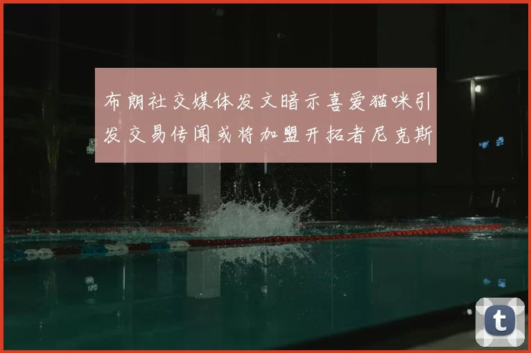 布朗社交媒体发文暗示喜爱猫咪引发交易传闻或将加盟开拓者尼克斯雷霆湖人